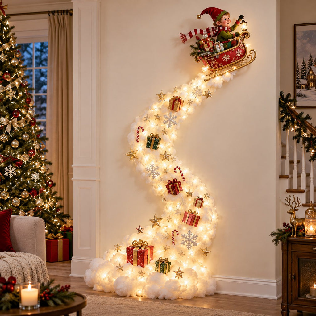 Christmas Magic Trail Wall Light - A Little Christmas Magic, Right on Your Wall