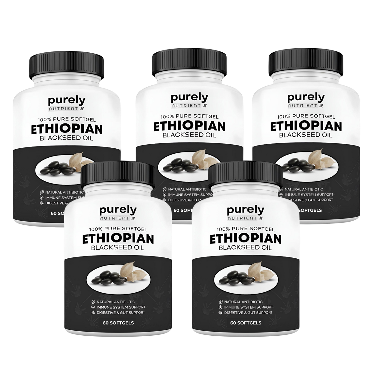 Purely Nutrient Ethiopian Black Seed Oil