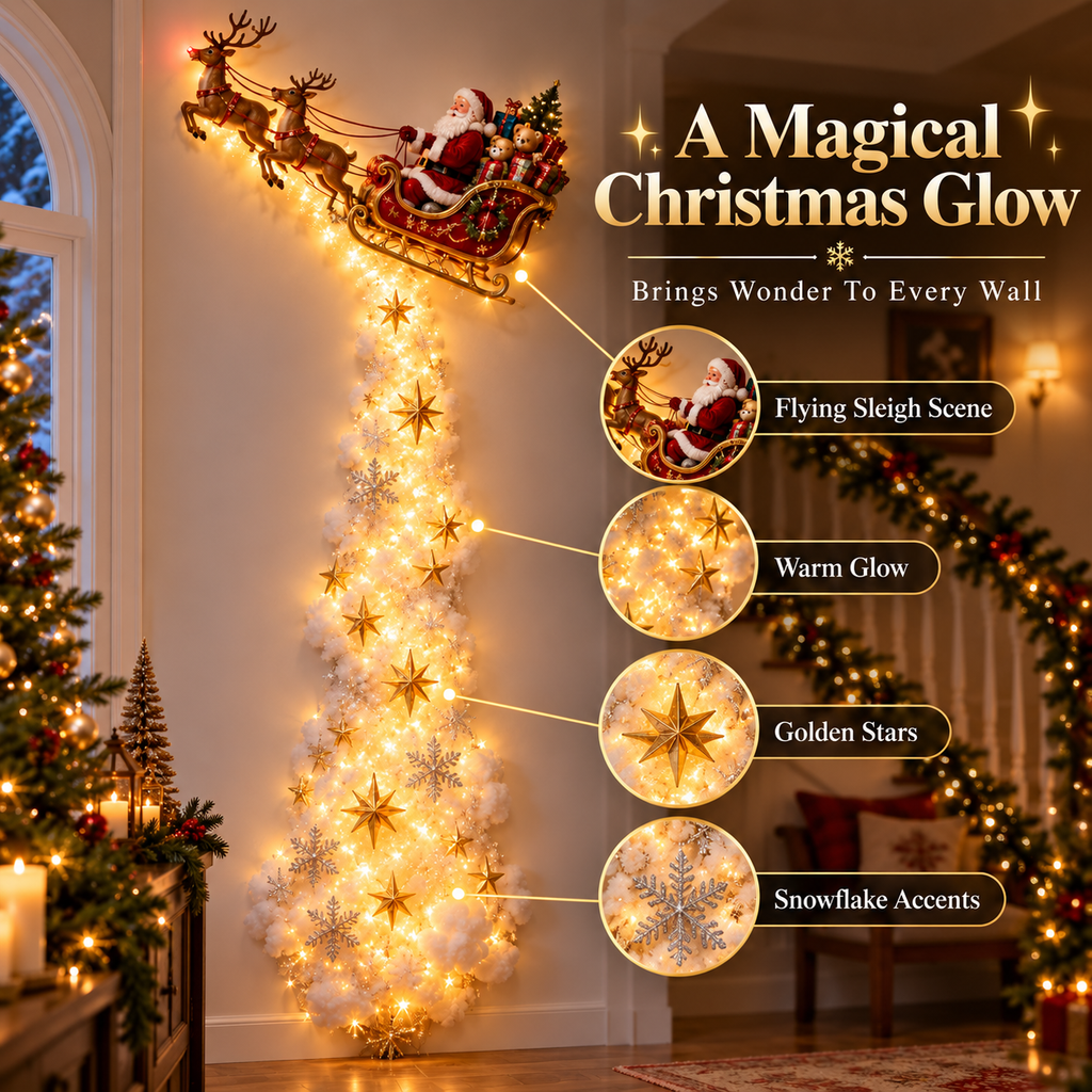 Christmas Magic Trail Wall Light - A Little Christmas Magic, Right on Your Wall