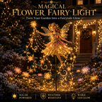 Enchanted Flower Fairy Solar Garden Light – Magical Glowing Outdoor Christmas Yard Decor