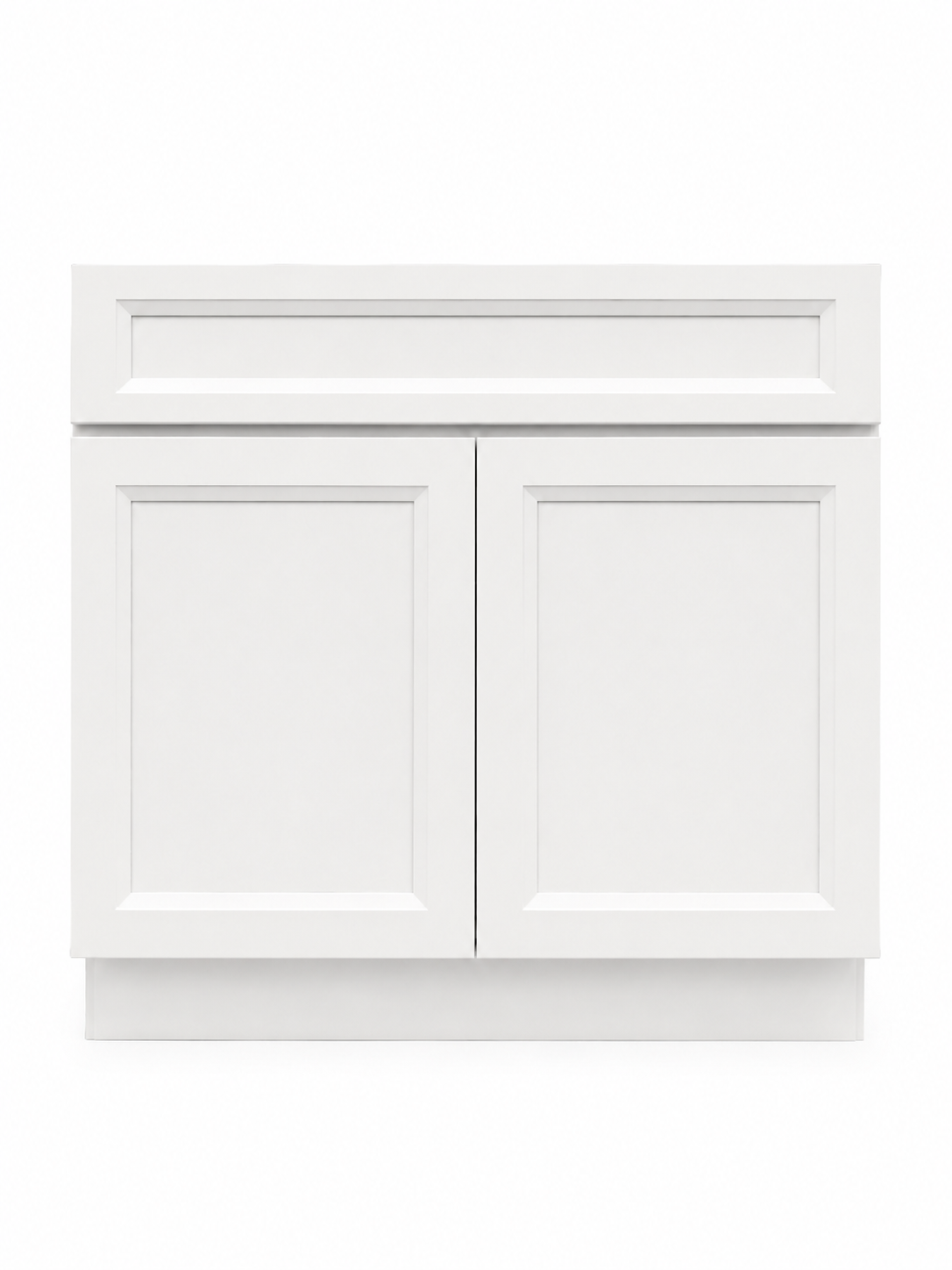 36" Aspen Ice - 3 Drawers Left