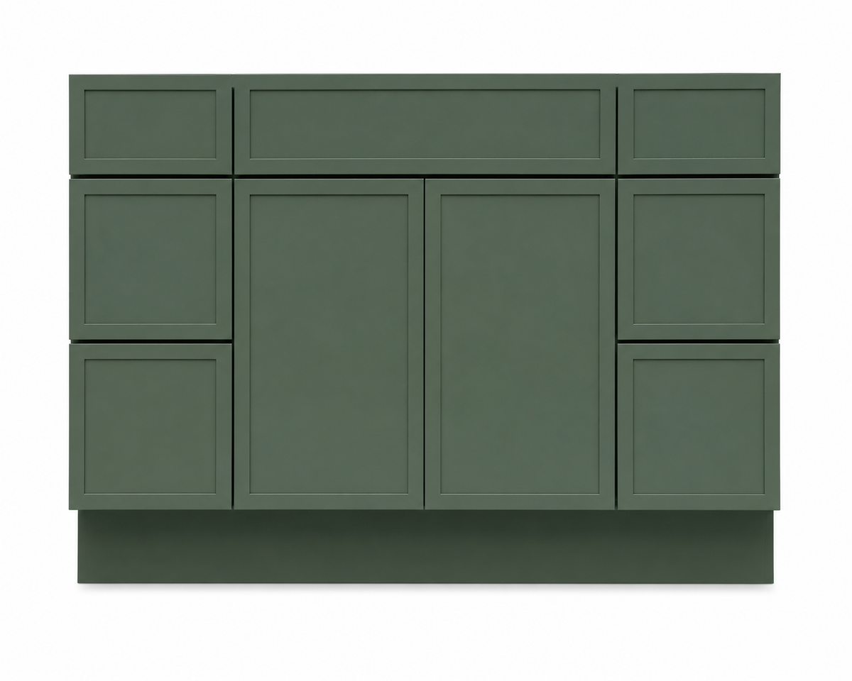 42" Palm Thin Rail - 6 Drawers