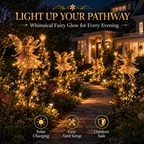 Enchanted Flower Fairy Solar Garden Light – Magical Glowing Outdoor Christmas Yard Decor