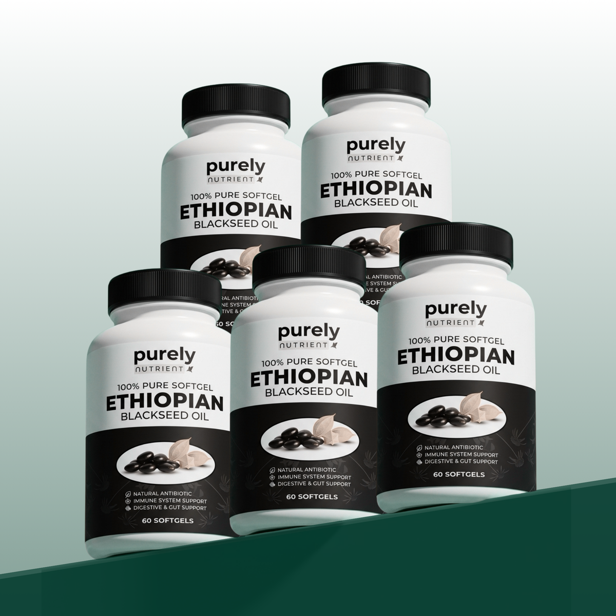 Purely Nutrient Ethiopian Black Seed Oil