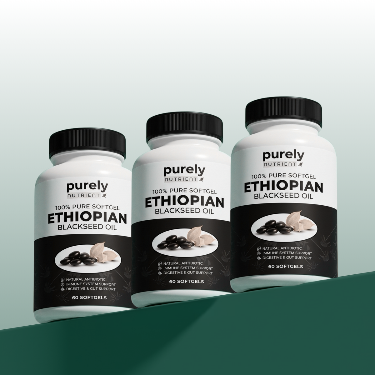 Purely Nutrient Ethiopian Black Seed Oil