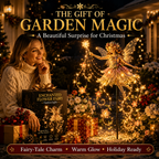 Enchanted Flower Fairy Solar Garden Light – Magical Glowing Outdoor Christmas Yard Decor