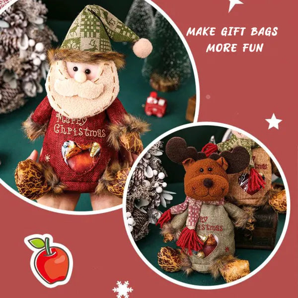 🎉Christmas Gift Bags Zipper Design - Reindeer