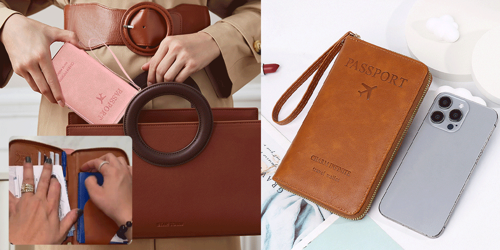 Multi-Functional RFID Passport Wallet