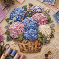 🌸Floral Basket Patchwork DIY Kit