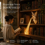 Guardian Angel Bookshelf Light | Warm Decorative Accent