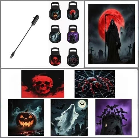 Plug-&-Play HD Christmas Projector