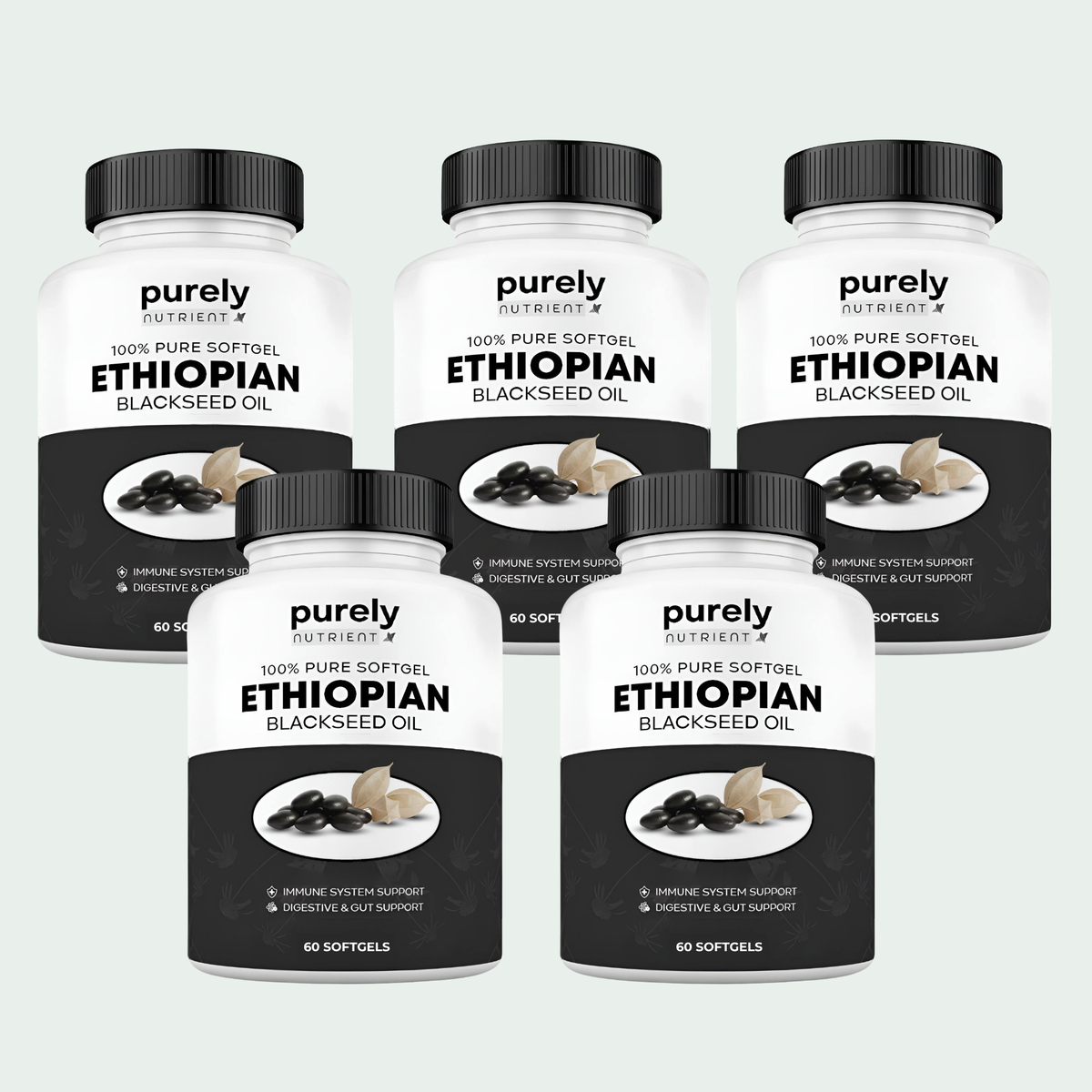 Purely Nutrient Ethiopian Black Seed Oil