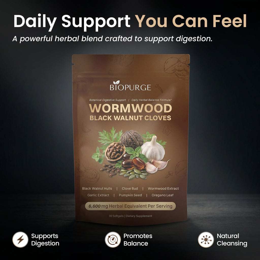Wormwood Black Walnut Cloves - 6,600mg Softgels
