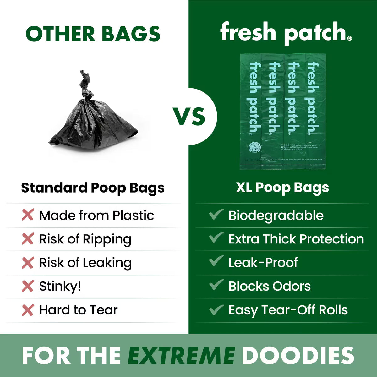 Fresh Patch Poop Bags
