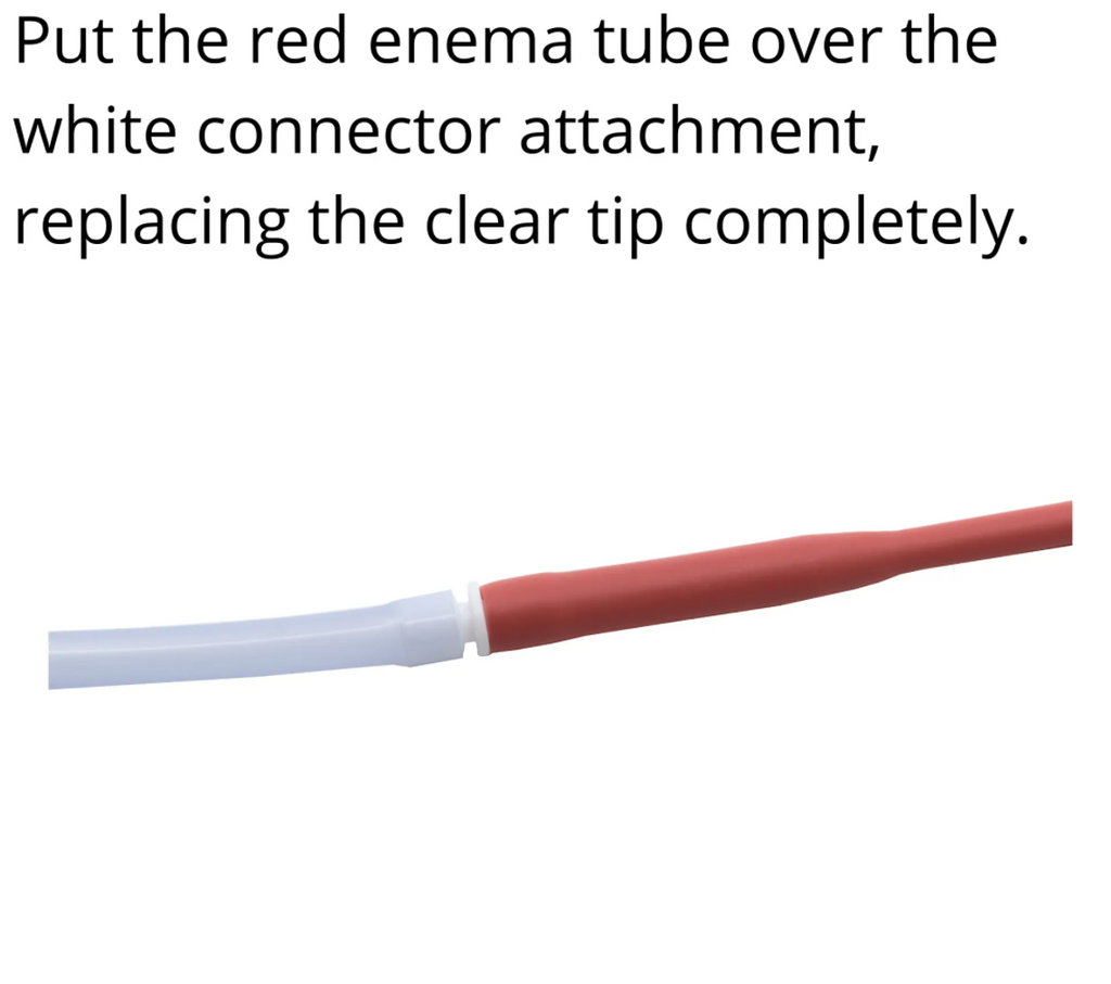 Coffee Enema Colon Latex Tube | 20F Red - Pack of 3