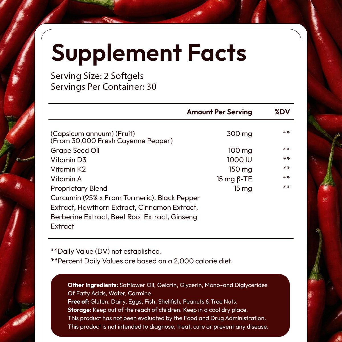 Cayenne Softgels