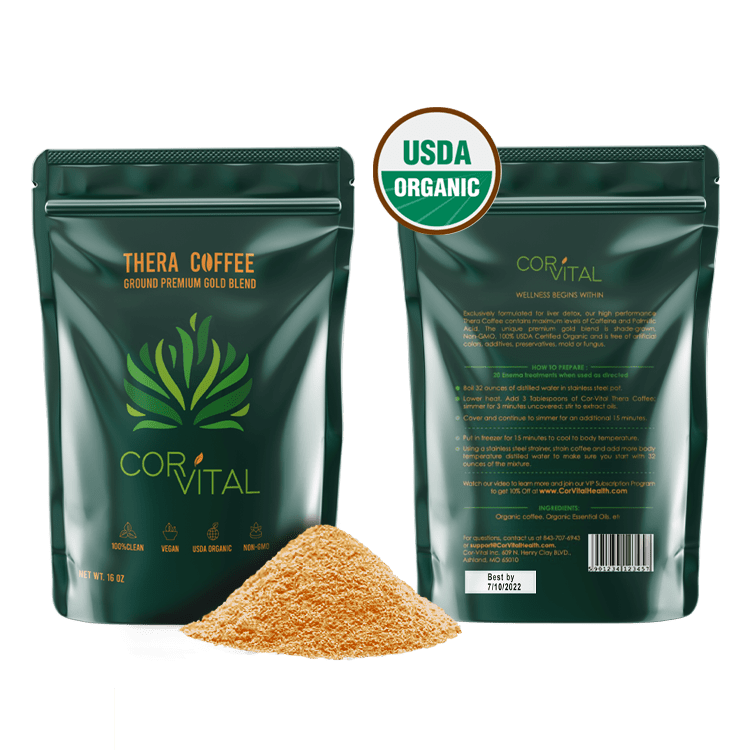 Organic Coffee Enema | Ground Premium Gold Blend - 1 LB