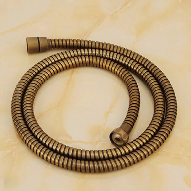 Antique Solid Brass Hand Shower Set Brass Wall-Mounted Handheld Shower