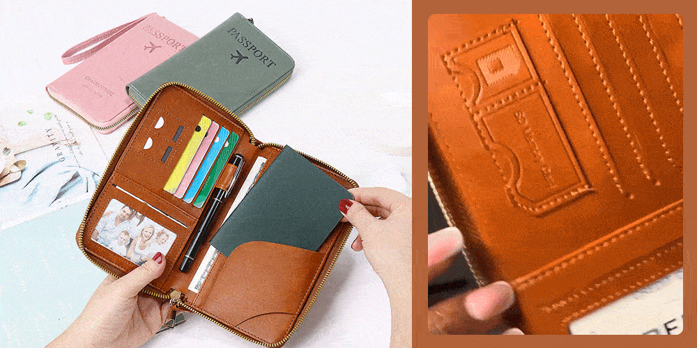 Multi-Functional RFID Passport Wallet