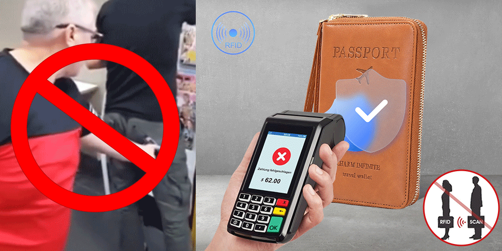 Multi-Functional RFID Passport Wallet