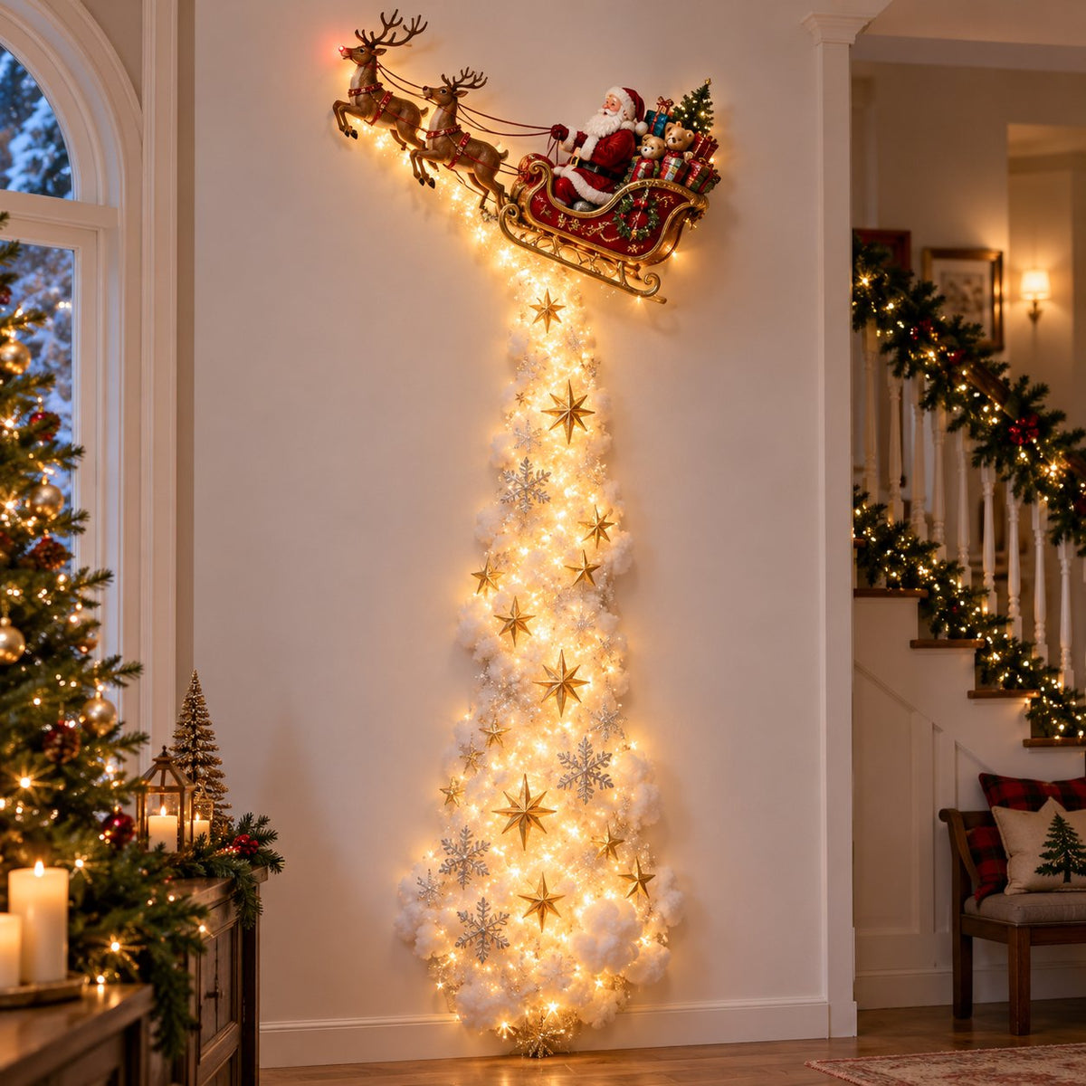 Christmas Magic Trail Wall Light - A Little Christmas Magic, Right on Your Wall