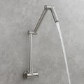 Brass Folding Kitchen Faucet Two-Joint Swing Arm Single Cold Water Tap