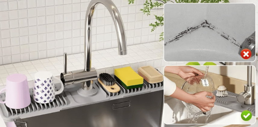 Button Silicone Faucet Drain Pad-promo
