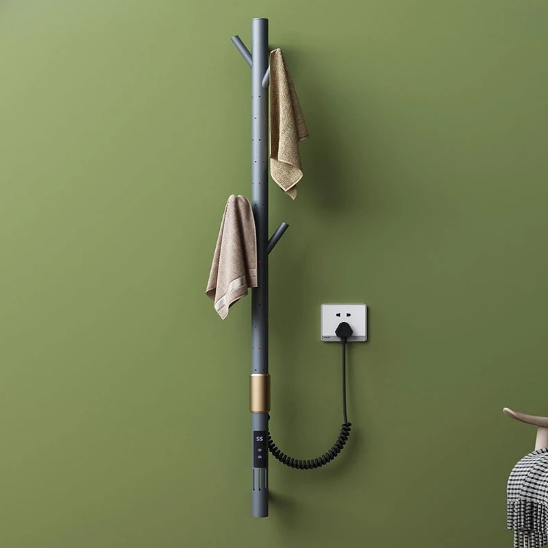 Electric Towel Warmer Stainless Steel Tree Branch Heated Towel Rack