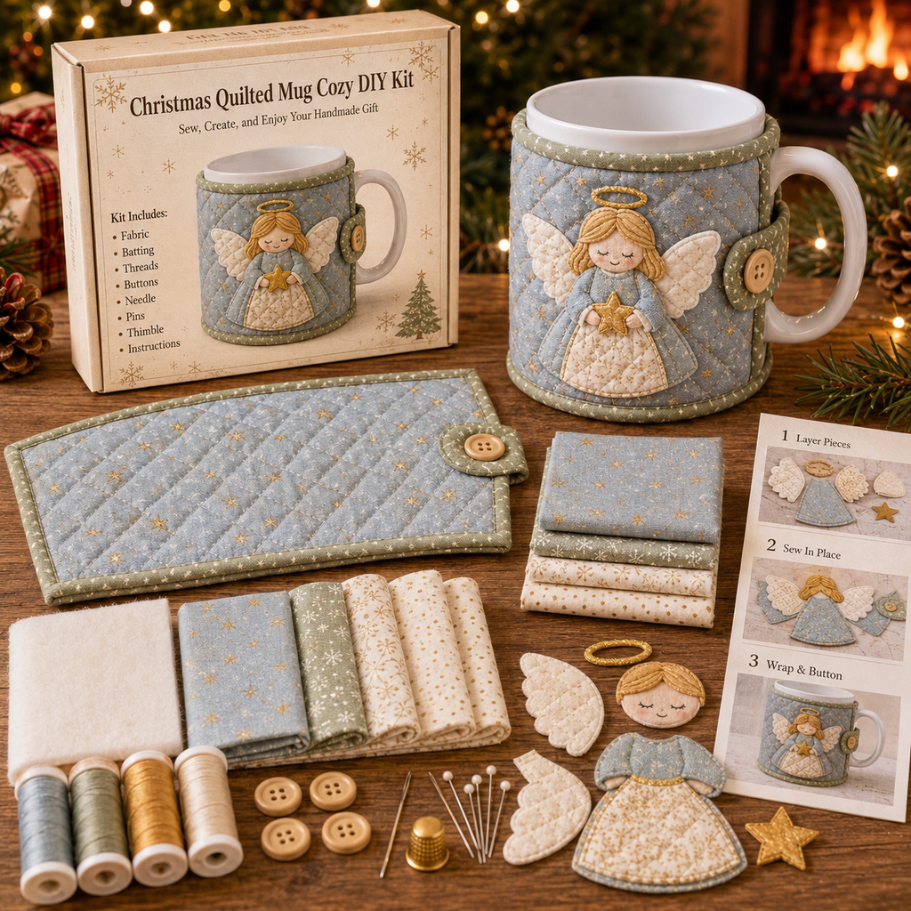 Christmas Mug Cozy Sewing Kit