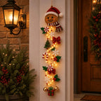 Glowing Christmas Door Hanger | 6 Festive Light Designs