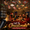 Plug‑and‑Play HD Holiday Projector, Multi‑Scene Projection Light for Christmas, Halloween & Faith‑Themed Decor