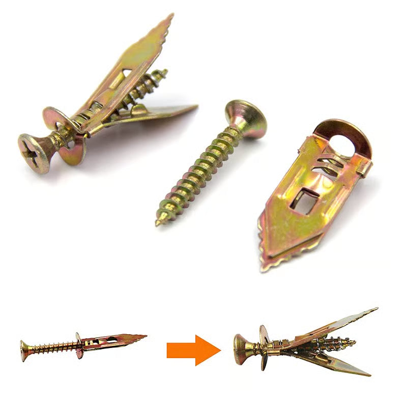 Self Drilling Drywall Anchors with Screws Kit