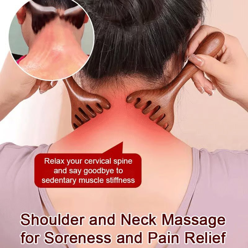 Six-claw Meridian Massage Comb