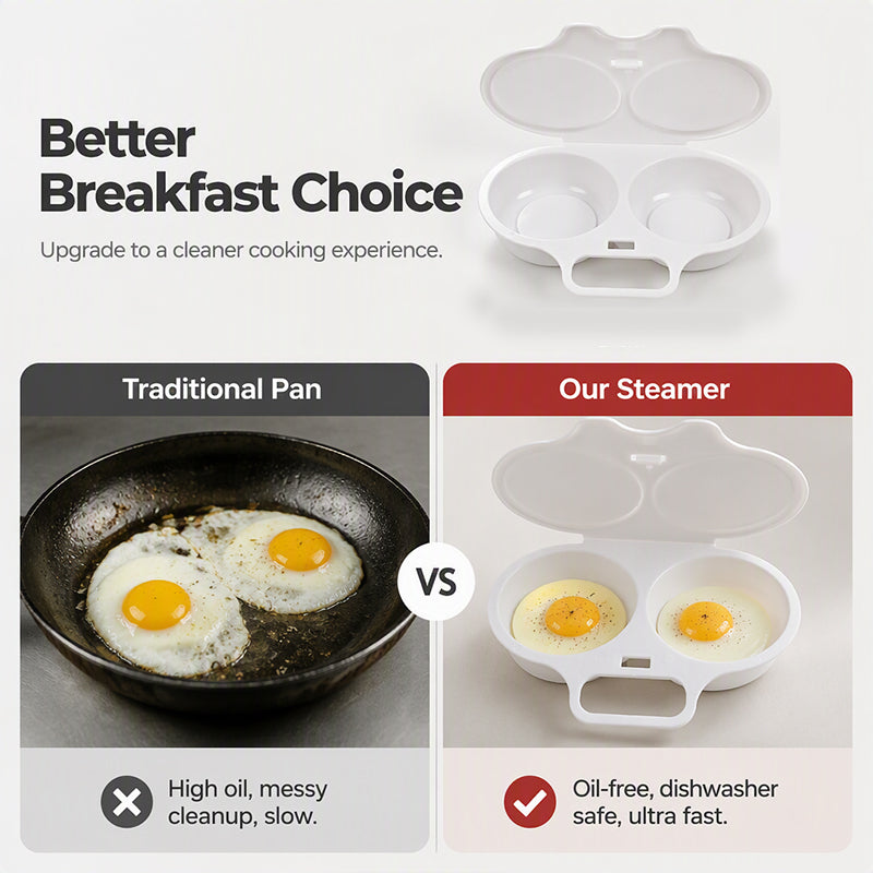 Nonstick Microwave Egg Poacher