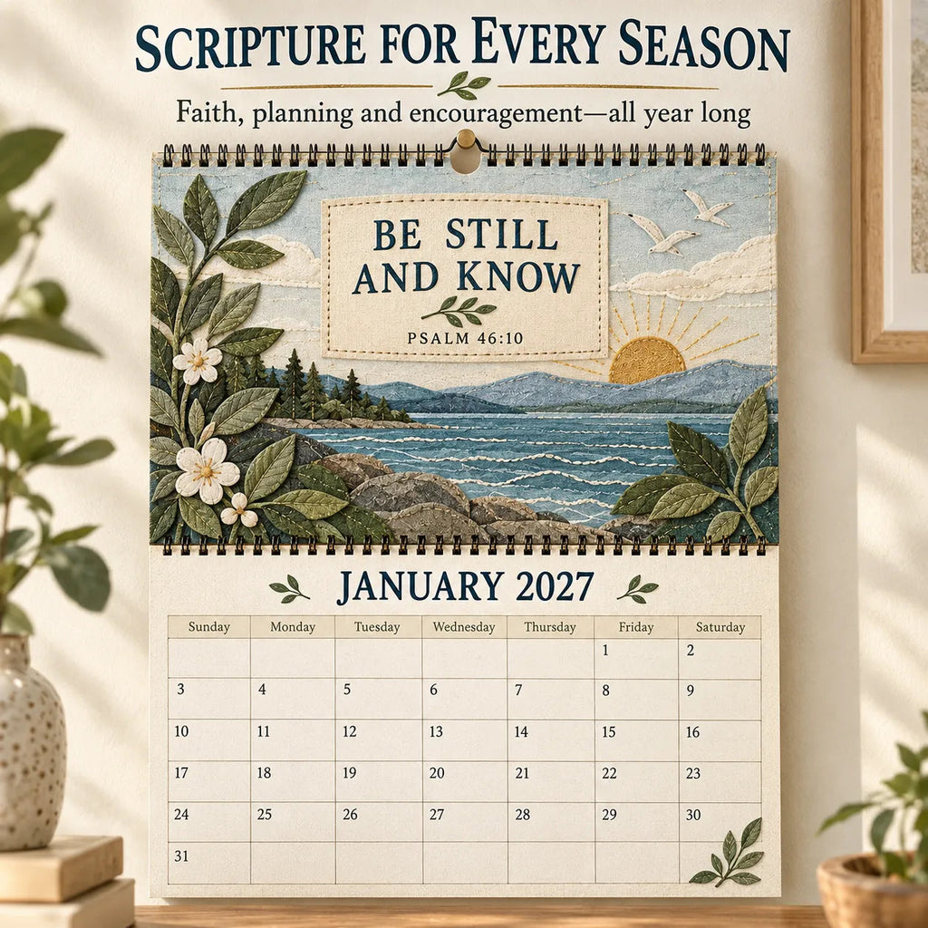 2027 Psalms of Comfort and Strength Wall Calendar