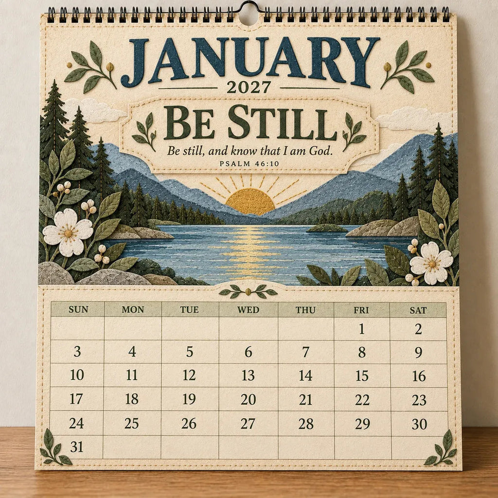 2027 Psalms of Comfort and Strength Wall Calendar