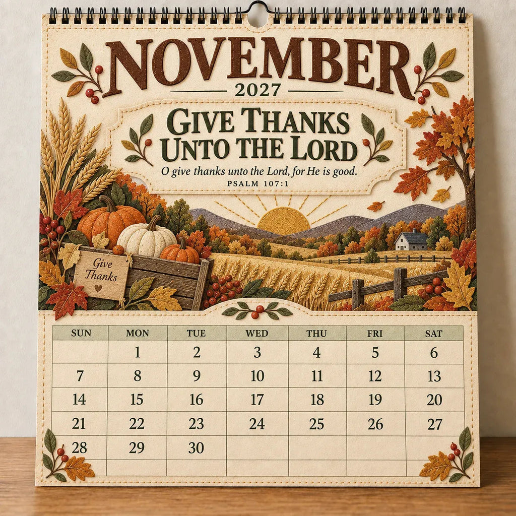 2027 Psalms of Comfort and Strength Wall Calendar