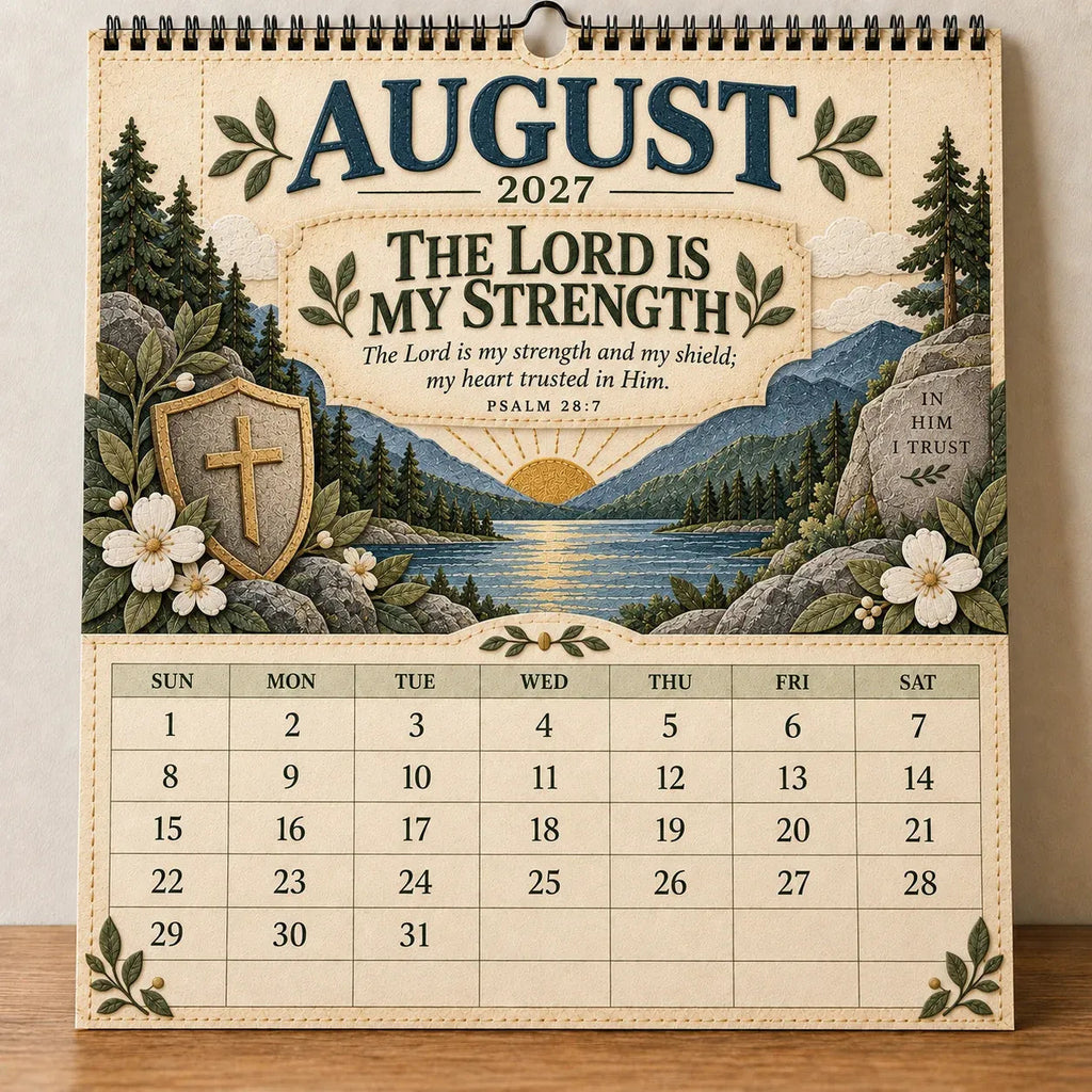 2027 Psalms of Comfort and Strength Wall Calendar