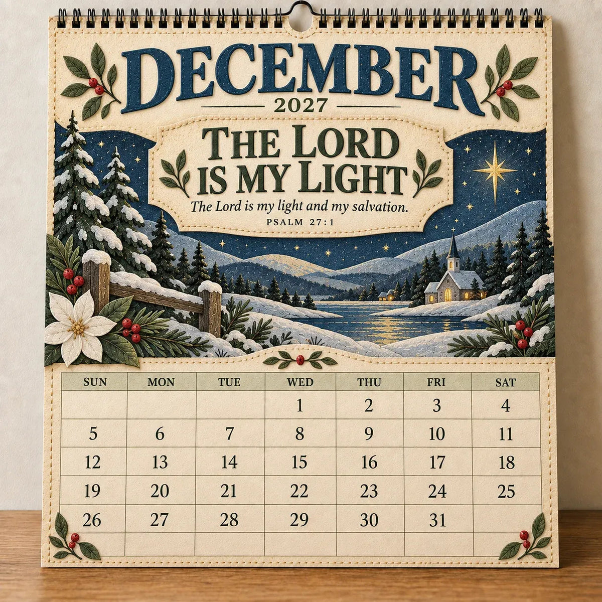 2027 Psalms of Comfort and Strength Wall Calendar