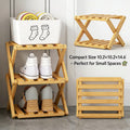 👟The 9-Tier Bamboo Rack: 3-Tier, 6-Tier, and 9-Tier No-Assembly Storage Solution!